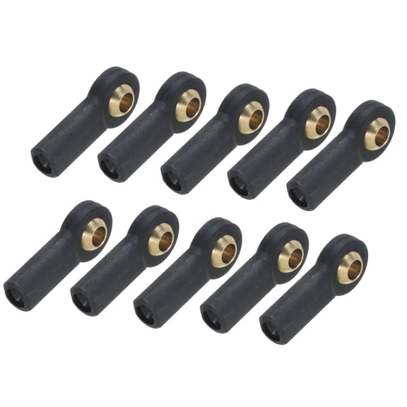 Uxcell M3xL20mm Ball Rods End Head Ball Joint Buckle Steering Connecting Tie for RC Aircraft Model 10Pcs