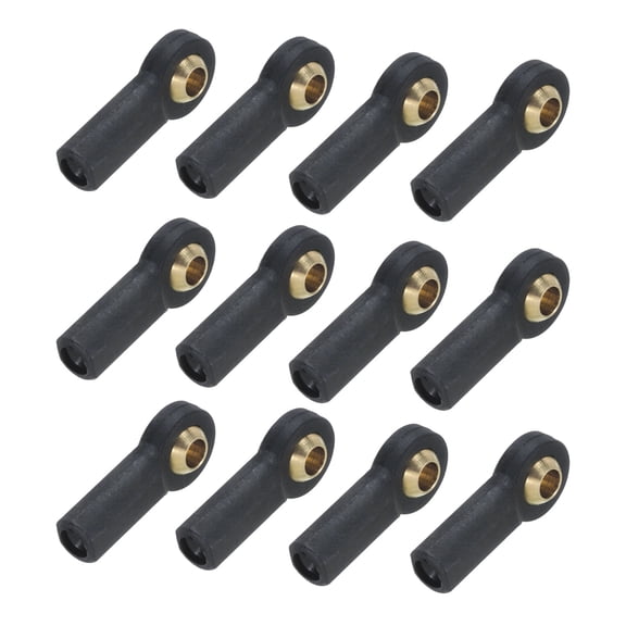 Uxcell M3xL20mm Ball Rods End Head Ball Joint Buckle Steering Connecting Tie for RC Aircraft Model 20Pcs