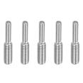 thumbnail image 1 of Uxcell M4*M6*30mm Double End Threaded Stud Screw Bolt, 5 Pack 304 Stainless, 1 of 5