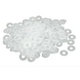 thumbnail interactive-video image 1 of Uxcell 400-Piece M5 Nylon Flat Washers - 10mm OD, 5mm ID, 1mm Thick Insulating Spacers For Electronics & Fasteners 1 of 12