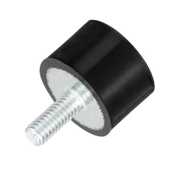 Uxcell M4 Rubber Vibration Shock Absorption Mount W Thread Stud 0.59" x 0.39"