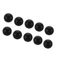 thumbnail image 1 of Uxcell M4 Thread Ball Lamp Finials Cap Knob Lamp Decoration Screw Caps for Lamp Harp Holder's Top Black 50 Pack, 1 of 7