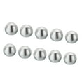 thumbnail image 1 of Uxcell M4 Thread Ball Lamp Finials Cap Knob Lamp Decoration Screw Caps for Lamp Harp Holder's Top Silver 50 Pack, 1 of 7
