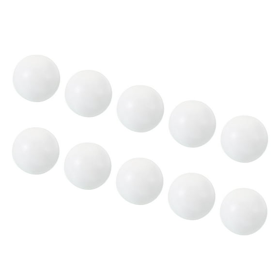 Uxcell M4 Thread Ball Lamp Finials Cap Knob Lamp Decoration Screw Caps for Lamp Harp Holder's Top White 20 Pack