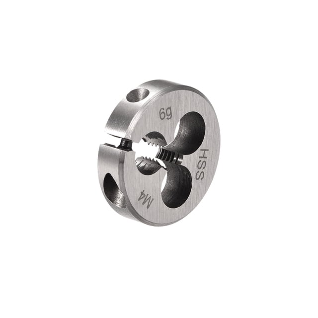Uxcell M4 x 0.7 Metric HSS Adjustable Machine Thread Round Threading ...