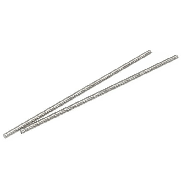 Uxcell M4 x 150mm 304 Stainless Steel Fully Threaded Rod Right Hand Threads 2 Pack