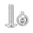 thumbnail image 1 of Uxcell M4 x 16mm 304 Stainless Steel Flanged Button Head Socket Cap Screws 100 Pack, 1 of 5