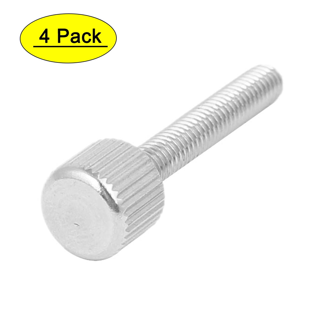 Lot Of 4 M4 X 12mm Brass Knurled Thumb Screws – For Computer PC Case, Metric, 1/2" Length