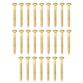 thumbnail image 2 of 500 PC Assorted Brass Plated Flat Head Wood Screws – Phillips Drive, Self Tapping With Storage Case 2 of 3