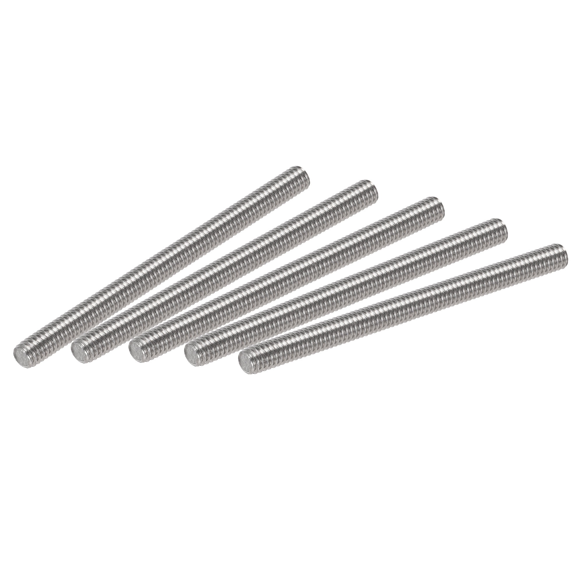 Uxcell M4 x 60mm Fully Threaded Rod 304 Stainless Steel Right Hand ...