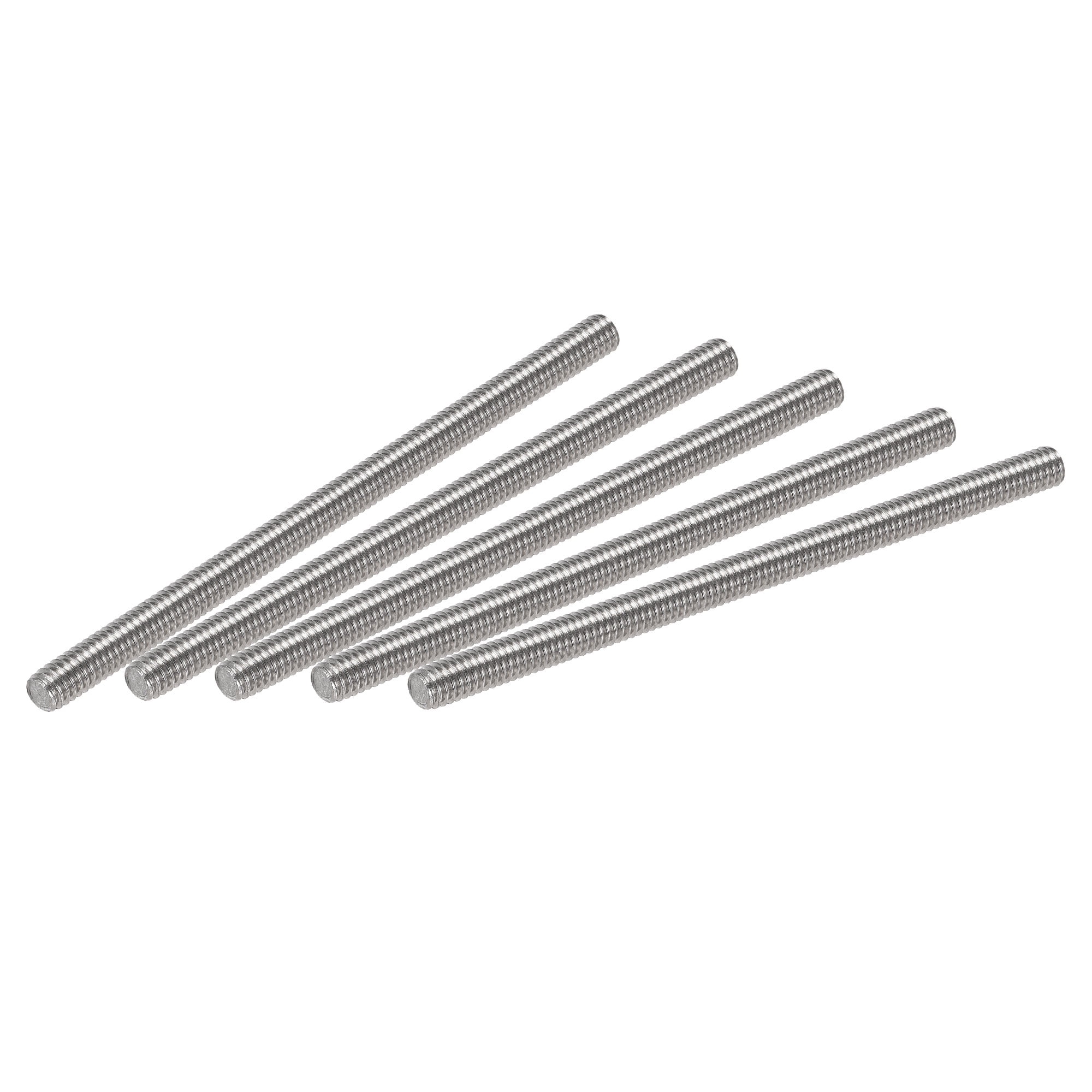 Uxcell M4 x 80mm Fully Threaded Rod 304 Stainless Steel Right Hand ...