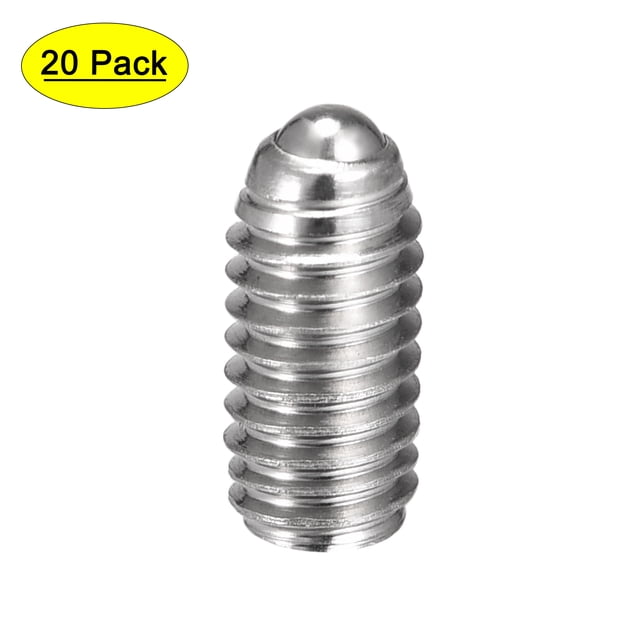 Spring Combination Socket Uxcell M4 x 8mm 304 Stainless Steel Spring Hex Socket Ball Point Set ...