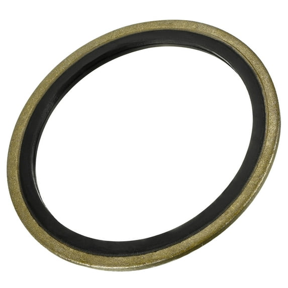 Uxcell M42 52.5x42x2mm Carbon Steel Nitrile Rubber Bonded Sealing Washers, 10 Pack