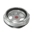 thumbnail image 1 of Uxcell M42x1.5mm Male Threaded Aluminum Air Compressor Oil Level Gauge Sight Glass, 1 of 5