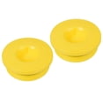 thumbnail image 1 of Uxcell M48x2 Hold Plugs Plastic Male Threaded Hex Socket End Cap, Yellow 2 Pack, 1 of 5