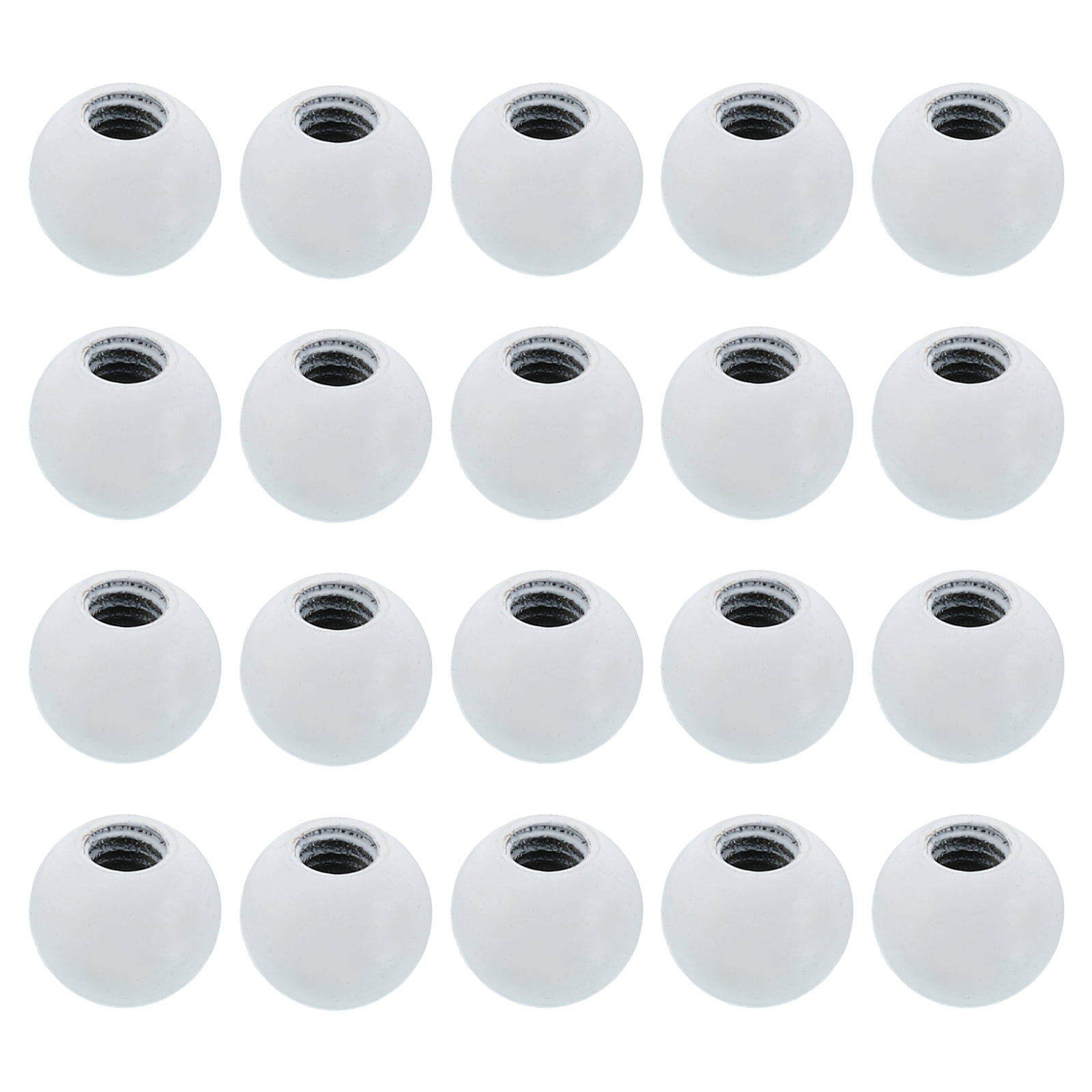 304 Stainless Steel Ball Dia 5mm-60mm X M2-M20 Threaded Half Hole