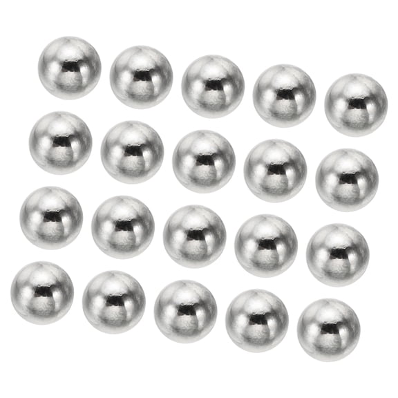 Uxcell M4x0.7 Ball Nuts Knob, 30 Pack Steel Drilling Ball Caps Blind Hole Handle Nut Decoration 9mmx8.2mm Nickel Color