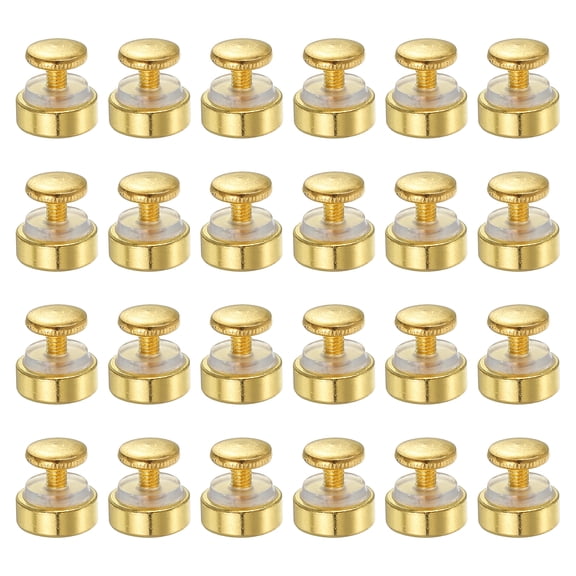 Uxcell M4x0.7 Standoff Screws with Spacers, 8 Pack Wall Mounting Hardware Thumb Screw Fasteners for Acrylic Glass Signs