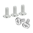 thumbnail image 1 of Uxcell M4x10mm Flat Round Head Phillips Head Screws, 10 Pack 304 Stainless Steel Phillips Drive Machine Screw, 1 of 4