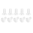 thumbnail image 1 of Uxcell M4x10mm Plastic Phillips Machine Screws, PC Flat Head Machine Bolts 10 Pack, 1 of 4