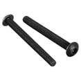 thumbnail image 1 of Uxcell M4x40mm Hex Socket Button Head Cap Bolts Screws Alloy Steel Black 50 Pack, 1 of 5