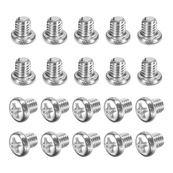 Uxcell M4x5-0.7mm Pan Head Machine Screws, Phillips Drive for Computers, 100 Pcs