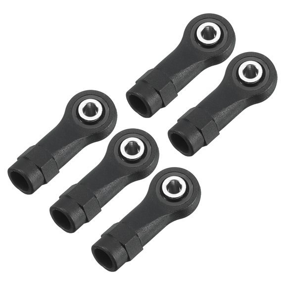 Uxcell M4xL27mm Lever Steering Linkage Tie Rod Ball for RC Car 5 Pcs, Black