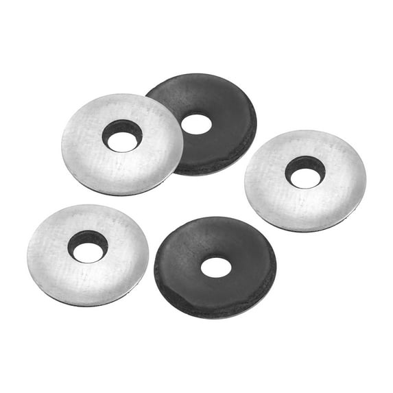 Uxcell M5.5x19mm Galvanized EPDM Bonded Sealing Neoprene Rubber Washers Gasket 200 Pack