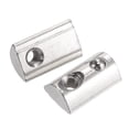 thumbnail image 1 of Uxcell M5 Roll in Spring T-nut with Ball Carbon Steel for 4040 Series Rail with 8mm Slot 10 Pack, 1 of 4
