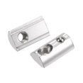 thumbnail image 1 of Uxcell M5 Roll in Spring T-nut with Ball for 3030 Series Rail with 8mm Slot 30 Pack, 1 of 4