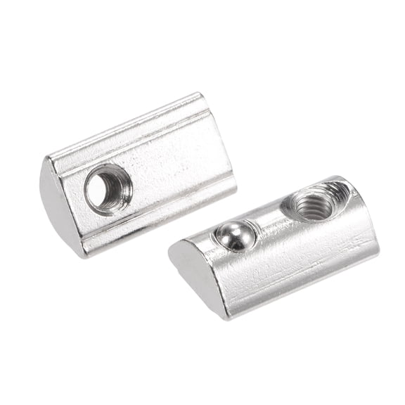 Uxcell M5 Roll in Spring T-nut with Ball for 4040 Series Rail with 8mm Slot 30 Pack