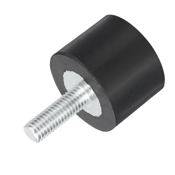 Uxcell M5 Rubber Vibration Shock Absorption Mount W Thread Stud 0.79" x 0.59"