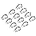 thumbnail image 1 of Uxcell M5 Stainless Steel Thimble, 30 Pack Wire Rope Thimbles for 3/16" Wire Rope, 1 of 6