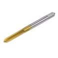 thumbnail image 1 of Uxcell M5 x 0.8 Cobalt High Speed Steel Straight Flute Machine Thread Tap Titanium Coated, 1 of 6