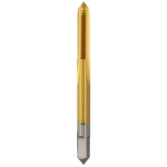 Uxcell M5 x 0.8 Straight Flute Tap - M2 High Speed Steel Metric Right Hand Thread Tap Titanium Finish Screw Thread Milling Machine Taps Threading Tapping