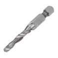 thumbnail image 1 of Uxcell M5 x 0.8 Uncoated High Speed Steel 4341 Combination Drill Tap Bit, 1 of 6