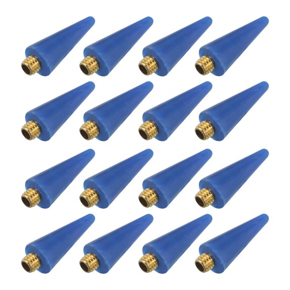 Uxcell M5 x 0.8mm Wax Tip Drill Pen, 16 Pack Drill Pen Wax Replacement Head Nail Rhinestones Picker, Blue