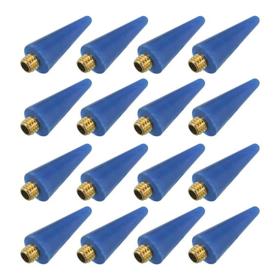 Uxcell M5 x 0.8mm Wax Tip Drill Pen, 16 Pack Drill Pen Wax Replacement Head Nail Rhinestones Picker, Blue