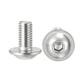 thumbnail image 1 of Uxcell M5 x 10mm 304 Stainless Steel Flanged Button Head Socket Cap Screws 50 Pack, 1 of 5