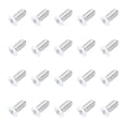 thumbnail image 1 of Uxcell M5 x 10mm Flat Countersunk Head Machine Screws 304 Stainless Steel Full Thread Phillips Drive Cross Screw for Furniture Connection Electrical Appliances (White, Pack of 20), 1 of 6