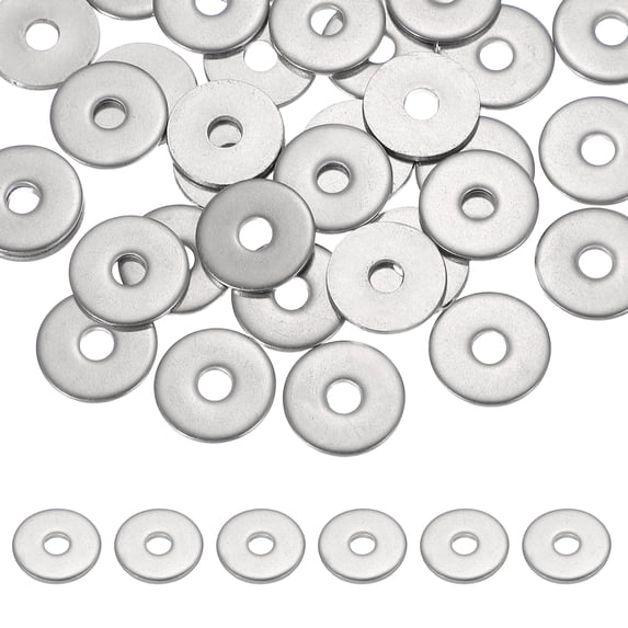 Uxcell M5 x 20mm Metal Screw Washers Set, 36Pcs 304 Stainless Steel Flat Washers