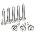 thumbnail image 1 of Uxcell M5 x 25mm 304 Stainless Steel Phillips Hex Washer Self Tapping Screws 25 Pack, 1 of 4