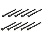 Uxcell M5 x 65mm 12.9 Alloy Steel Machine Bolt Hex Socket Head Cap Screws Black 20Pcs