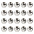 thumbnail image 1 of Uxcell M5x0.8mm Ball Nuts Knob, 30 Pack Carbon Steel Drilling Ball Caps Blind Hole Handle Nut Decoration, Silver Tone, 1 of 6