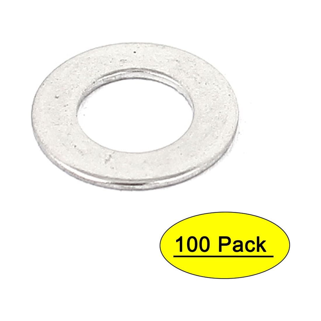 Uxcell M5x10mmx0.5mm Stainless Steel Round Flat Washer for Bolt Screw