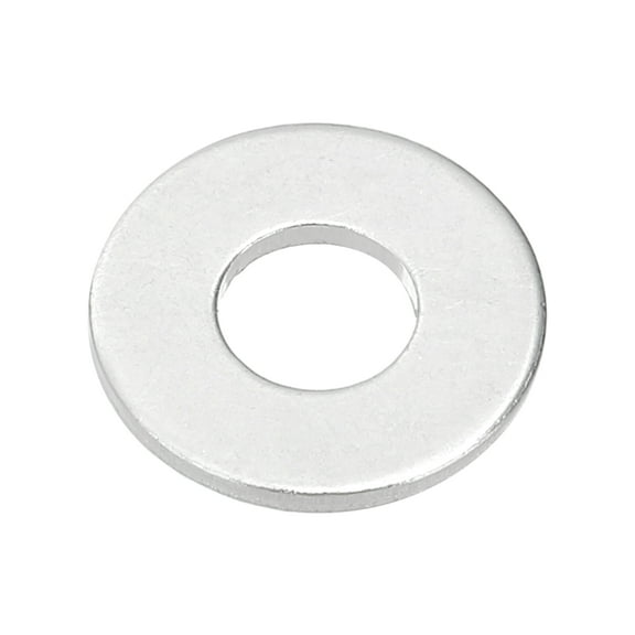 Uxcell M5x12x1mm Flat Washers, 100PCS Aluminum Automotive Drain Plug Gaskets, Silver