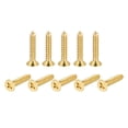 thumbnail image 1 of Uxcell M5x25mm Brass Wood Screws, Phillips Flat Head Self Tapping Connector 48 Pack, 1 of 5