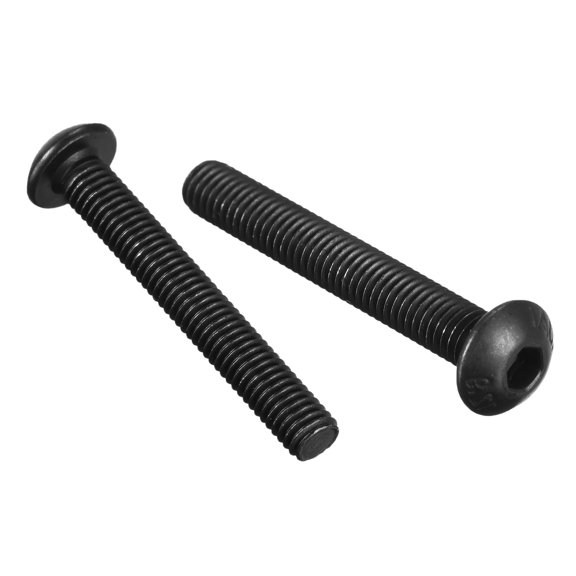Uxcell M5x35mm Hex Socket Button Head Cap Bolts Screws Alloy Steel Black 50 Pack