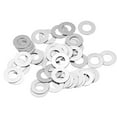 thumbnail image 1 of Uxcell M6 304 Stainless Steel Flat Washers, 6x12x0.3mm Ultra Thin Flat Spacers for Screw Bolt, 50 Pack, 1 of 5