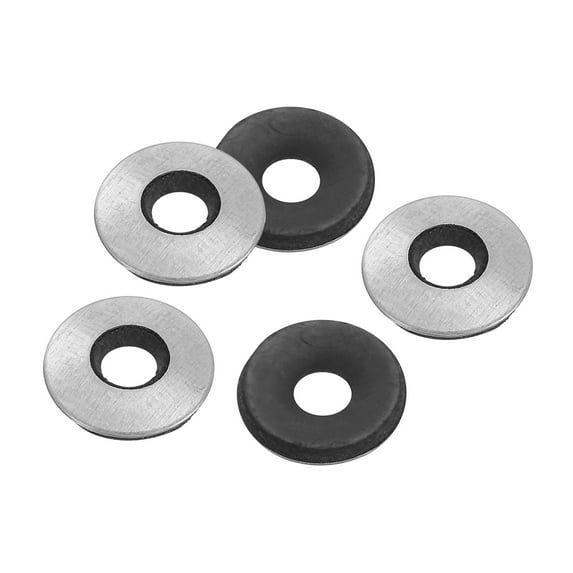 Uxcell M6.3x16mm Galvanized EPDM Bonded Sealing Neoprene Rubber Washers Gasket 100 Pack